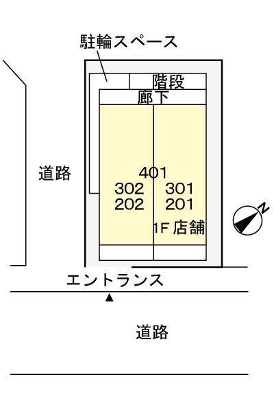 ビブレアンサンブル不動前の駐車場