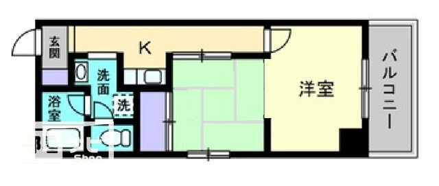 花園パークマンションの間取り|間取図