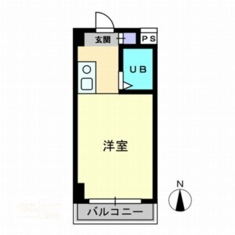 第７八十川ビルの間取り|間取図
