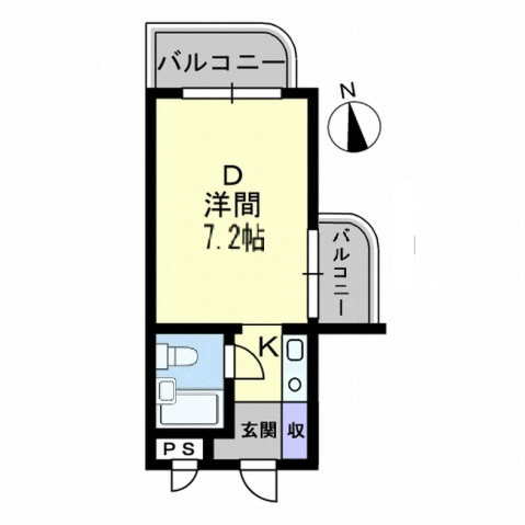 アルファ西宝町の間取り|間取図