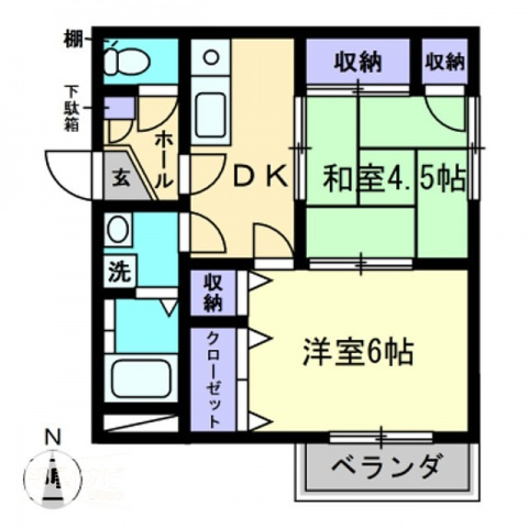リサーラ錦町の間取り|間取図