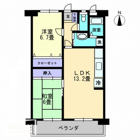 サンクトーム屋島の間取り|間取図