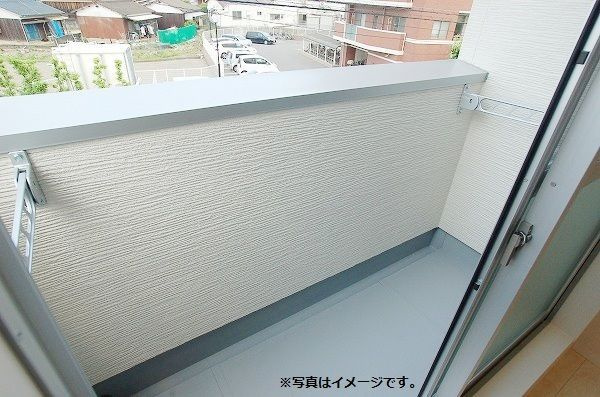 サンフローラ野多目のバルコニー