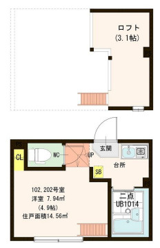 【間取り】 | コーポRiN