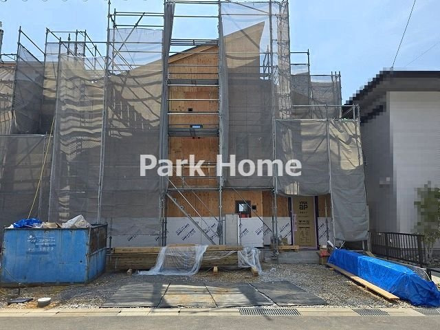 高知市鴨部 -3期2棟1- 新築戸建ての外観|2026.8月：建築中