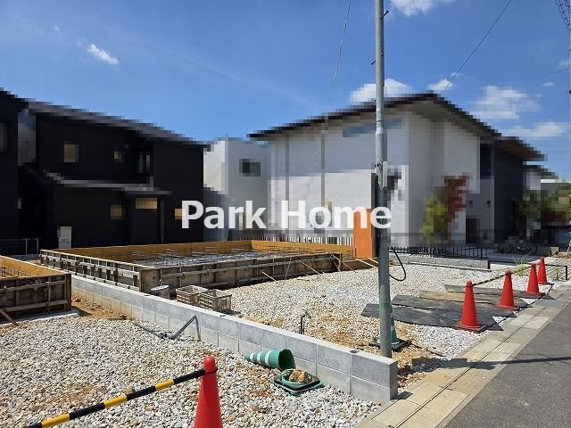 高知市鴨部 -3期2棟1- 新築戸建ての外観|2026.8月：建築中