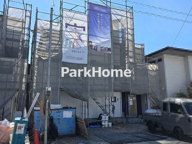 高知市鴨部 -3期2棟1- 新築戸建ての外観|2026.9月：建築中