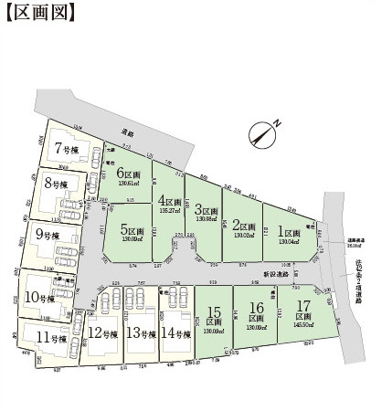 【土地図】 | 開放感のある、閑静な住宅街に位置しています。陽の光をたっぷりと浴びながら気持ち良く生活が出来ます。夢のマイホーム、夢ではなく実現出来ます！見学・ご相談等、お気軽にご連絡下さい。