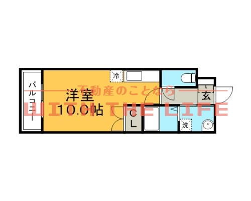 リード中央町【10,000円キャッシュバック対象物件】の間取り