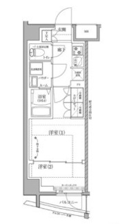【間取り】 | RELUXIA国分寺 | 間取りです。