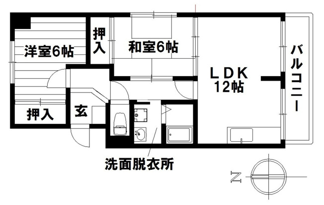【間取り】 | シャトー汐路
