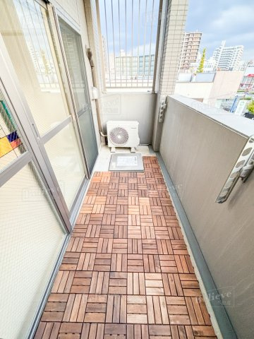 ソレイユ中央のバルコニー|日当たりの良いバルコニーです★
