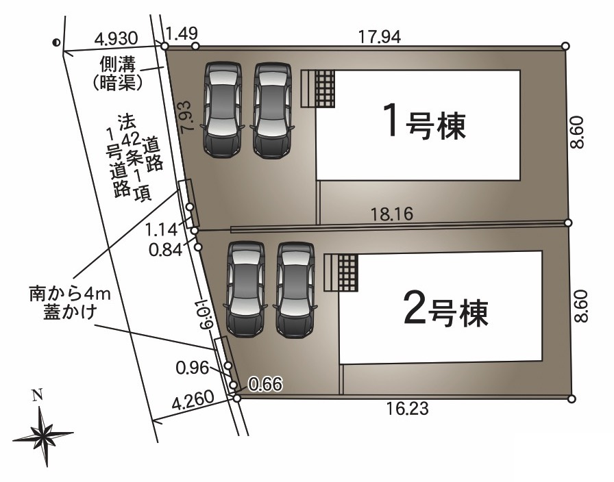 松本市岡田松岡第５の区画図|仕様のご確認やローンのご相談は＜Tel 026-477-7419＞まで♪