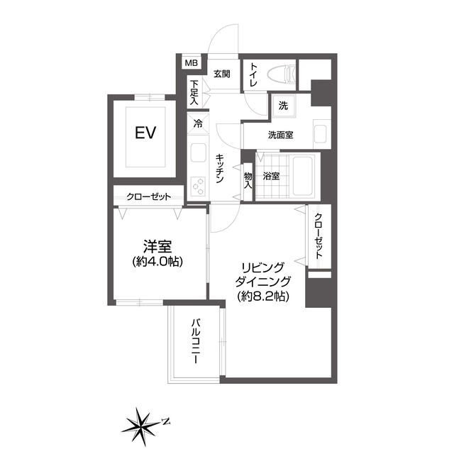 エルスタンザ浅草の間取り