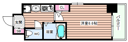 【間取り】 | エスリード南森町