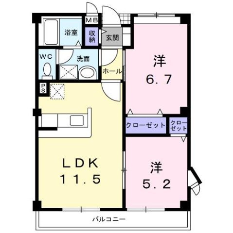 サン・カントリー　　刈谷市近郊の賃貸はクラスホーム刈谷店の間取り