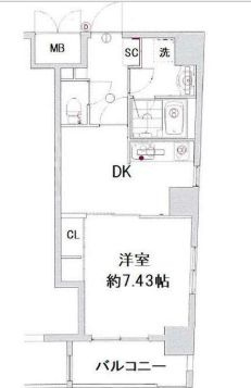 メイクスデザイン茅場町の間取り
