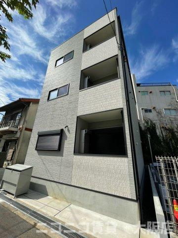 大阪市西淀川区姫島５丁目のアパートの外観