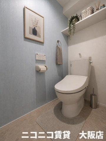 大阪市西淀川区姫島５丁目のアパートのトイレ|CG画像です。家具家電付きではありません
