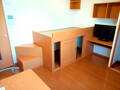 【寝室】 | レオパレス橘 | 落ち着いて過ごせるお部屋なので、寝室にいかがでしょうか