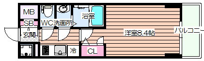 【間取り】 | スワンズシティ大手前ソレイユ