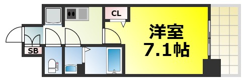 【間取り】 | ファステート難波WESTパーク 仲介手数料無料