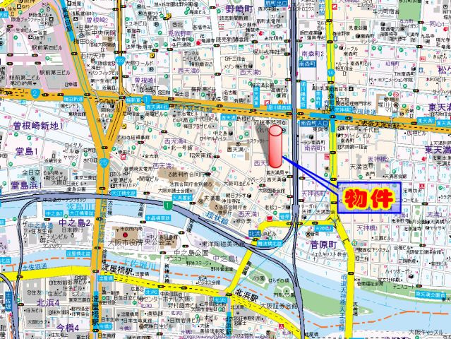 【地図】 | リーガル西天満3