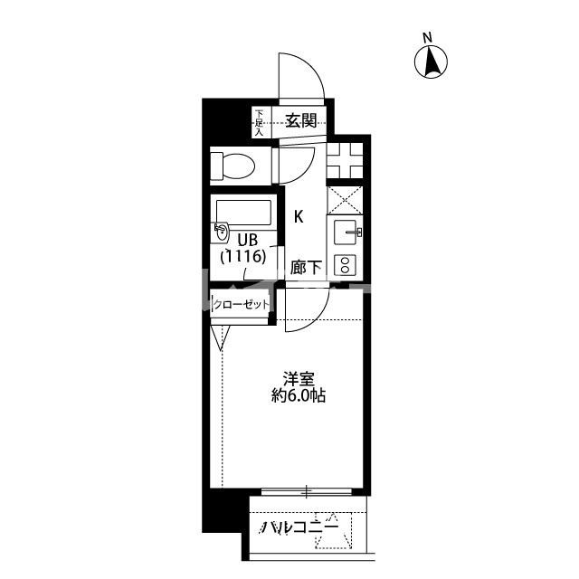プレール大森EASTの間取り