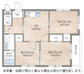 アヴェニール深江南の間取り