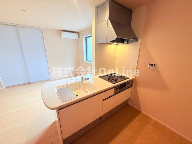 八尾市明美町２丁目の賃貸マンションのキッチン