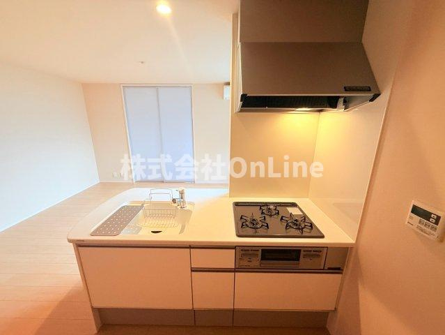八尾市明美町２丁目の賃貸マンションのキッチン