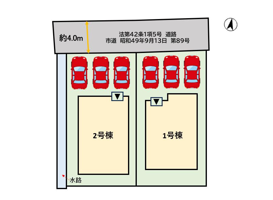 小郡市小郡4期の区画図