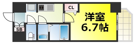 【間取り】 | スプランディッド難波元町DUE 仲介手数料無料