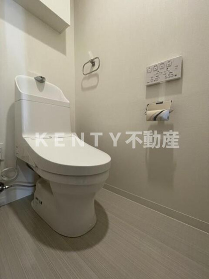 【トイレ】 | シルベーヌ池上 | 落ち着いた色調のトイレです