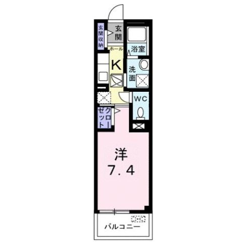 プラシ－ド桜の間取り