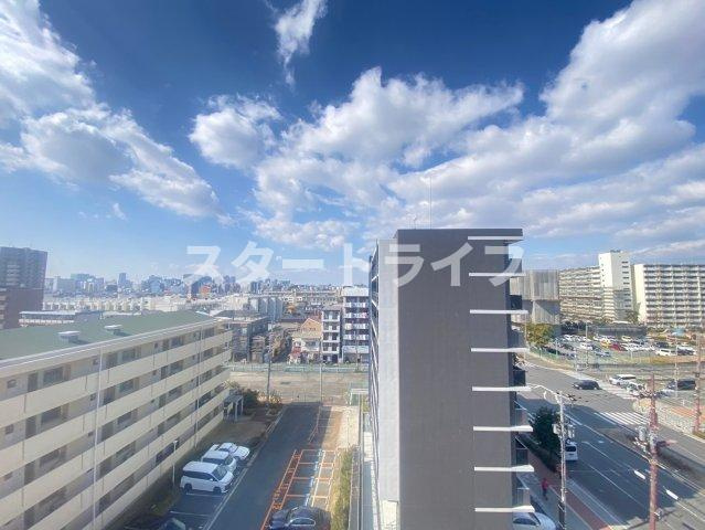 大阪市東淀川区西淡路５丁目の賃貸マンションの展望