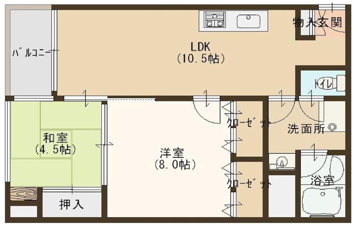 メゾンドノブレの間取り