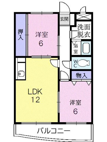 ニューマリッチイシカワ弐号館の間取り