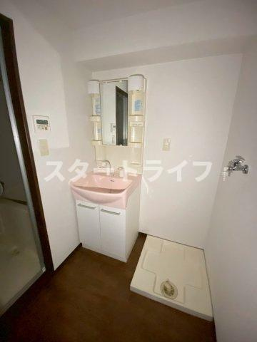 大阪市東淀川区東中島４丁目の賃貸マンションの洗面所
