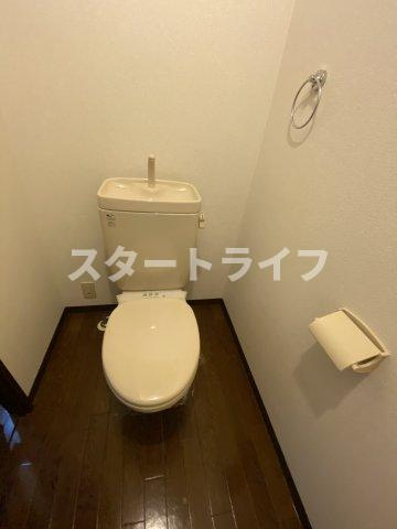 大阪市東淀川区東中島４丁目の賃貸マンションのトイレ