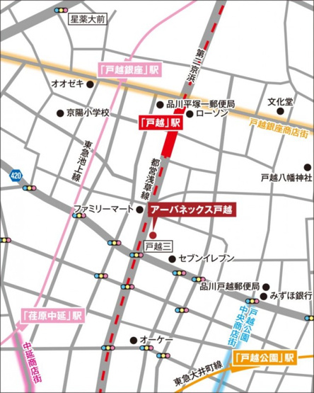 【地図】 | アーバネックス戸越
