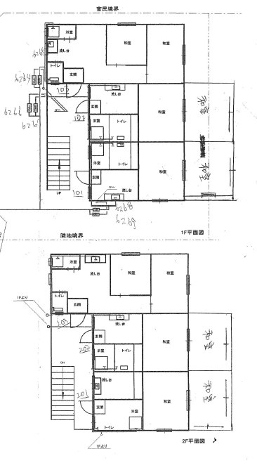 宮城県多賀城市　1棟アパートの間取り