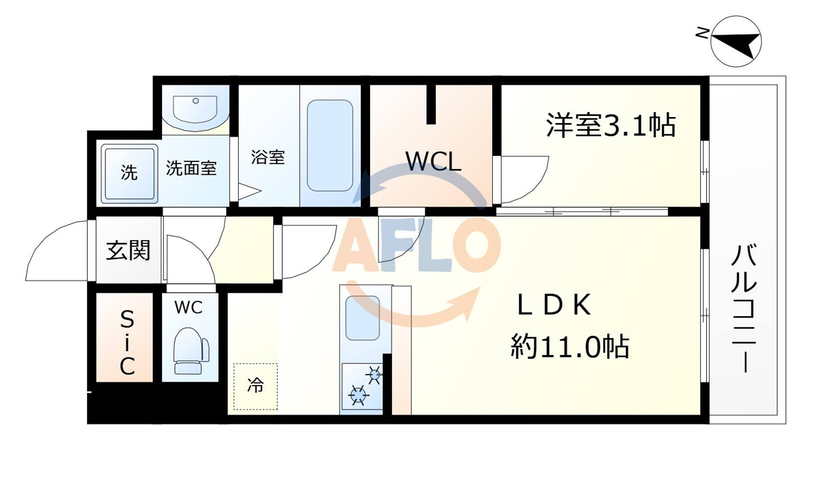 リヴェント福島野田　吉野小学校校区の間取り|リヴェント福島野田　間取り