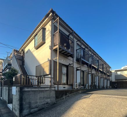 石道ハイツBの外観