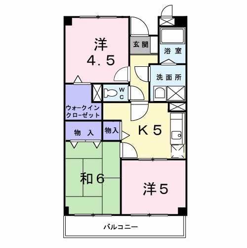 【間取り】 | パークサイド高安
