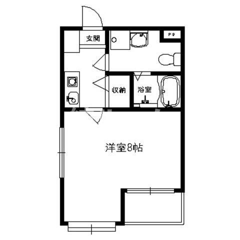 豊島区南池袋４丁目の賃貸マンションの間取り
