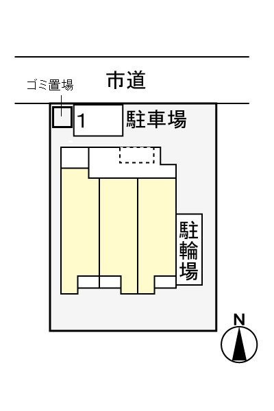 エトワール清水の区画図