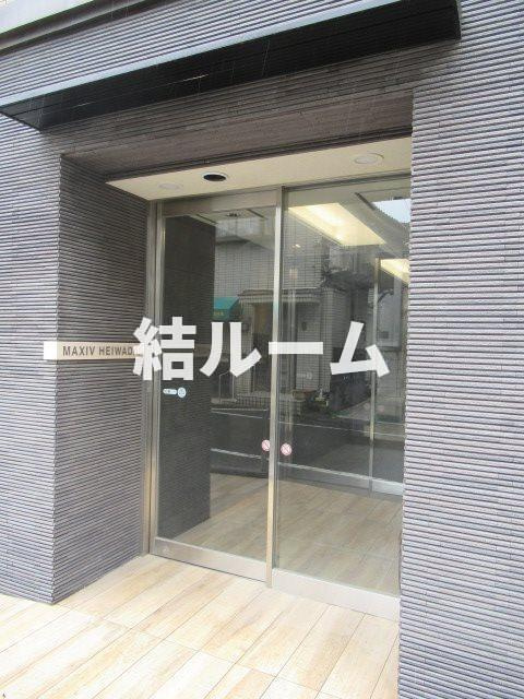 練馬区北町６丁目の賃貸マンションのエントランス