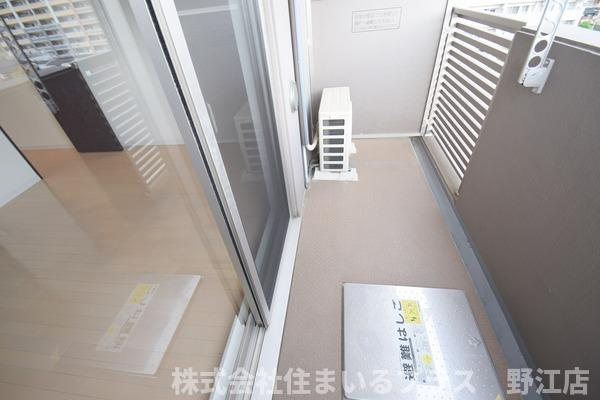 クレアート大阪ＥＡＳＴＧ4のバルコニー
