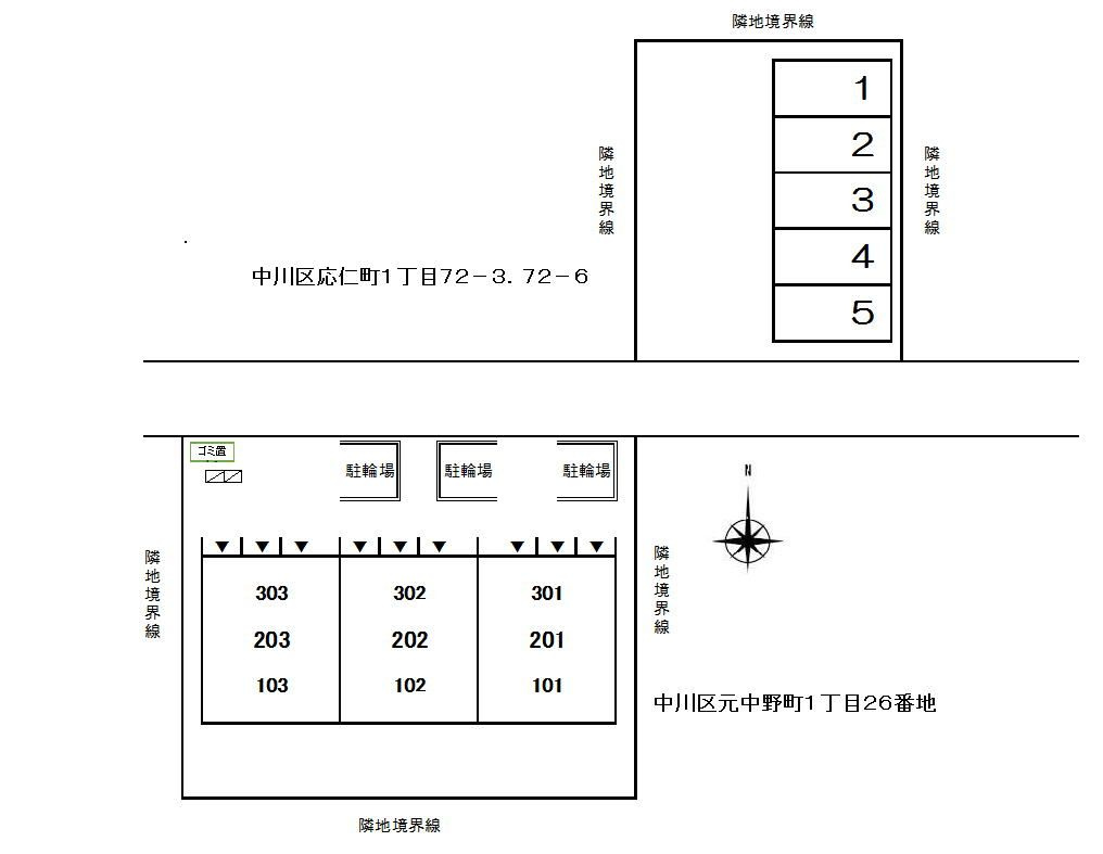 ラッフィナートの区画図